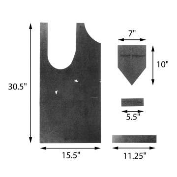 Apron Template Set: Reversible SM